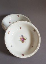 2 antike Schüssel - Blütendekor - um 1890/1...
