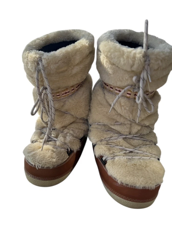 Botas de nieve estilo bota luna de piel sintética Y2K Marc Jacobs talla 8,5-9 Foto 2 de 4