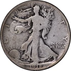 1918 D 50C Walking Liberty Half Dollar ~ Good