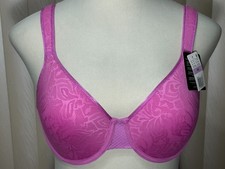 Wacoal Underwire Awareness T Shirt Bra 34D Full Coverage Contour Pink 853367