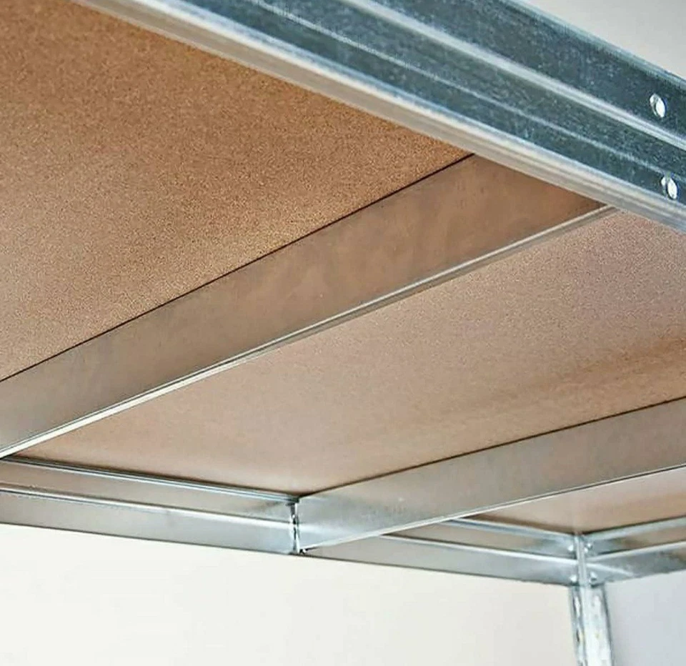 Scaffale per Garage Con Carichi Pesanti, 200 Cm X 120 Cm X 60 Cm - Immagine 3 di 4