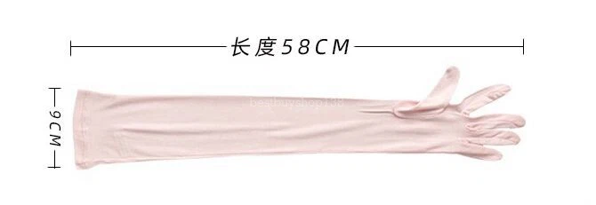 Mujeres 100% Seda Exterior Largo Codo Guantes Tejidos Seda Noche Ópera Fiesta Guantes Foto 2 de 4