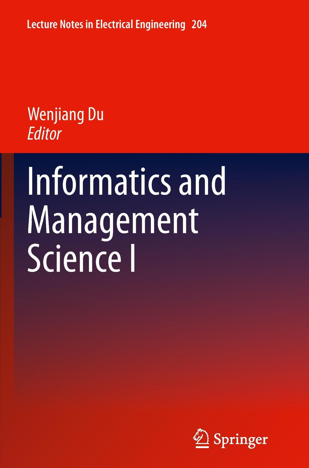 Thumbnail - Wenjiang Du | Informatics And Management Science I | Taschenbuch |