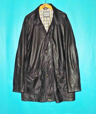 ROY ROBSON Herren Jacke Leder Schwarz Größe