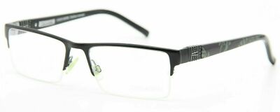 NEW COCO SONG PLUM BLOSSOM COL. 3 BLACK GREEN EYEGLASSES AUTHENTIC RX 53-17 !