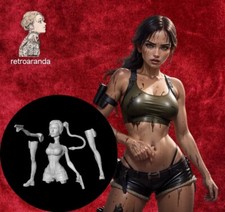 Kit maqueta Para montar y pintar,miniatura - Lara Croft Tomb Raider . 22 cm.