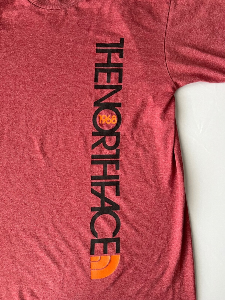 The North Face Mens T Shirt 1968 Size Small Red Great
