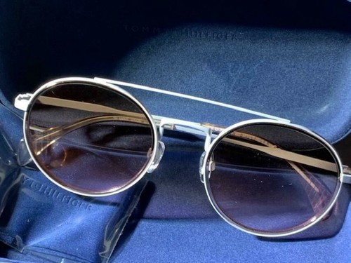 Tommy Hilfiger Women's Smooth Cream/Pink Pilot Sunglasses - TH1455S-0U1Y - Picture 5 of 12