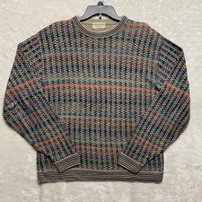 TRICOTS ST RAPHAEL Sweater Men XL Coogi Style Geometric Abstract 80s 90s VTG USA