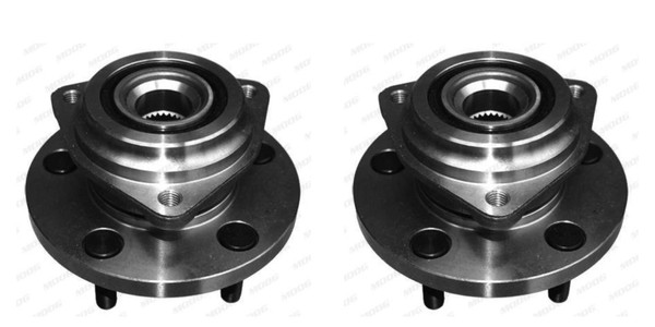 Moog 2X Radnabe Radlagersatz Vorderachse FüR Jeep Grand Cherokee II WJ WG-image