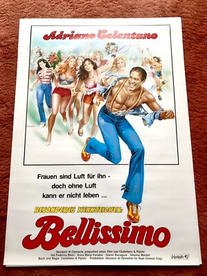 Besonders Kennzeichen: Bellissimo Kinoplakat Poster A1 GEROLLT Adriano Celentano
