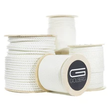 GOLBERG Twisted Nylon Rope - Premium USA Made - Many Sizes and Lengths Available