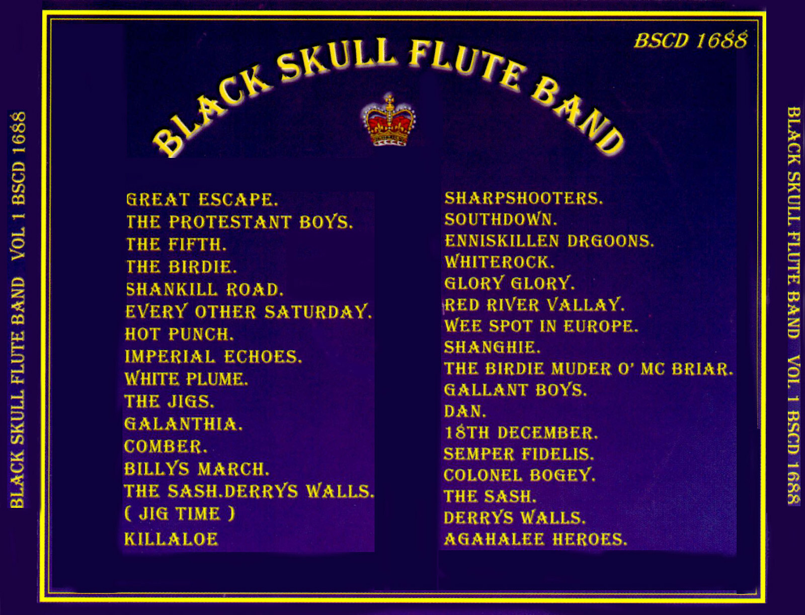 **BLACK SKULL FLUTE BAND** Volume 1 LOYALIST/ORANGE/CD eBay