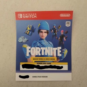 Fortnite Nintendo Switch Wildcat Bundle DOWNLOAD CODE(no ...