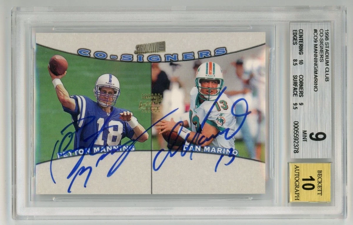 1998 Topps Stadium Club - Dan Marino Peyton Manning #CO9 for sale