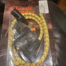 Juego de cables de tela trenzada Sumax amarillo/negro/rojo.  C76481