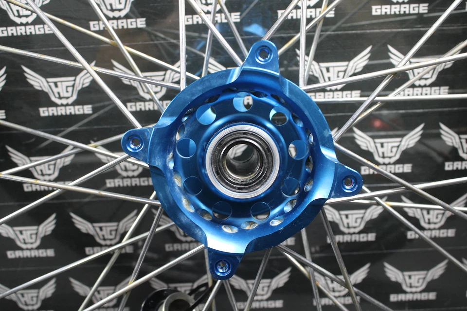 Kawasaki 09-17 2013 KX250F KX450F Moose juego de ruedas de carreras ruedas bujes billet 18" Foto 3 de 4