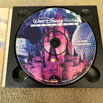 The Walt Disney World Explorer 1996 CD-ROM Windows 95 Interactive