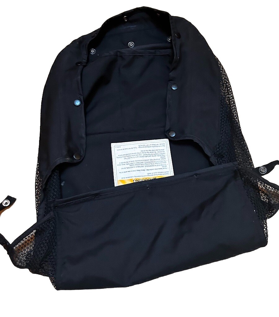 Chicco Bravo LE ClearTex Quick-Fold Stroller Black Under Seat