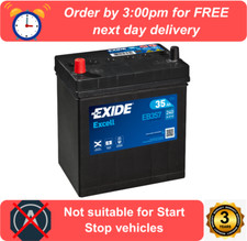 EB357 EXIDE Excell Car Battery 055 Type Chevrolet Matiz 1.0 (2005-2011)