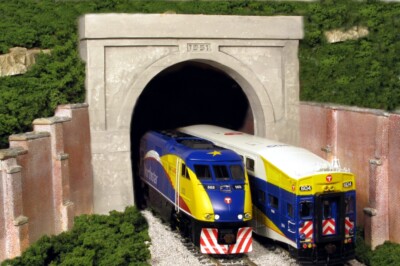 Monroe Models ~ N Scale ~ Tunnel Portal Modern Concrete ~ Double Track ~ 219