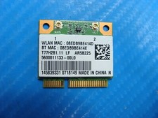 Sony Vaio SVE1411BFXW 14" Genuine Wireless WiFi Card AR5B225 T77H281.11
