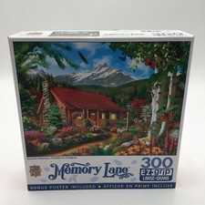 Master Pieces Memory Lane 300 Large Piece Jigsaw Puzzle 'Mountain Hideaway' New