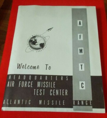 ''A.F.M.T.C.''  Missile Portfolio  20 8X10 Photos, Documents, News Release, etc.