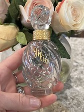 Botella de perfume de vidrio para mujer Ferragamo salvatore antigua de colección Ormolu Gilio