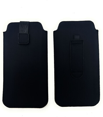 Handy Tasche Etui Hülle Slim Case Sleeve Pouch schwarz für Sony Xperia 1 VI