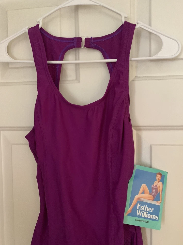 Traje de baño Esther Williams vintage retro pinup mujer estilo 10 - 81315 nuevo con etiquetas Foto 2 de 4