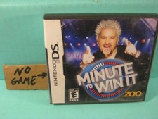 Minute to Win It ZOO Ent Nintendo DS Empty Game Case only