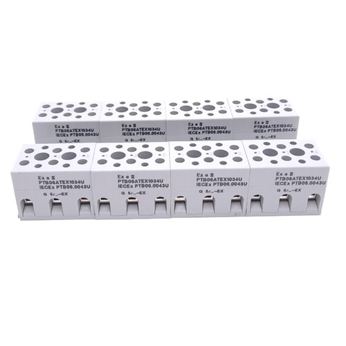 Lot of 8 Phoenix Contact 2703172 G 5/ 3-EX Device Terminal Block, 3-Position - Picture 1 of 5