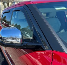 AVS In-Channel Stick-On Rain Guards Vent Visors Shade for 22-24 Tundra CrewMax