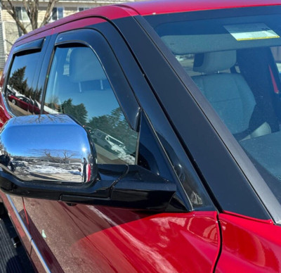AVS In-Channel Stick-On Rain Guards Vent Visors Shade for 22-24 Tundra CrewMax