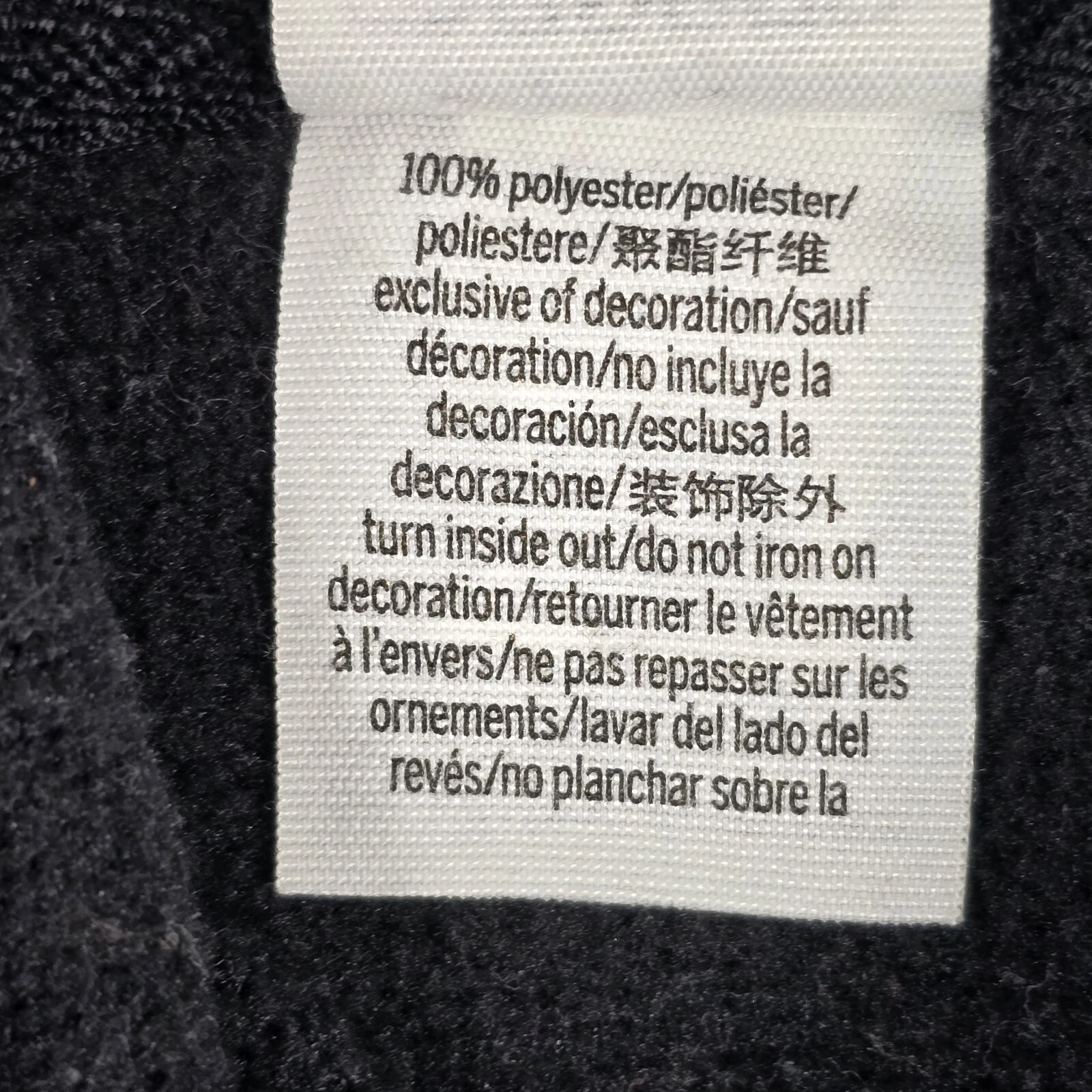 UNDERCOVER Felpa con cappuccio ROSA Victoria's Secret nera manica lunga taglia S