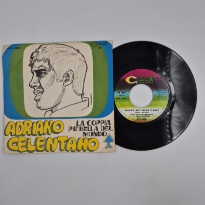 45 giri Adriano Celentano - La Coppia Più Bella Del Mondo ACC 24051 Pop Rock