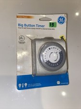 Big Button 24 Hour Timer Plug-in For Indoor U...