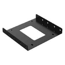 2.5" To 3.5" Bay SSD HDD Notebook Hard Disk Drive Metal Black Mounting Bracket
