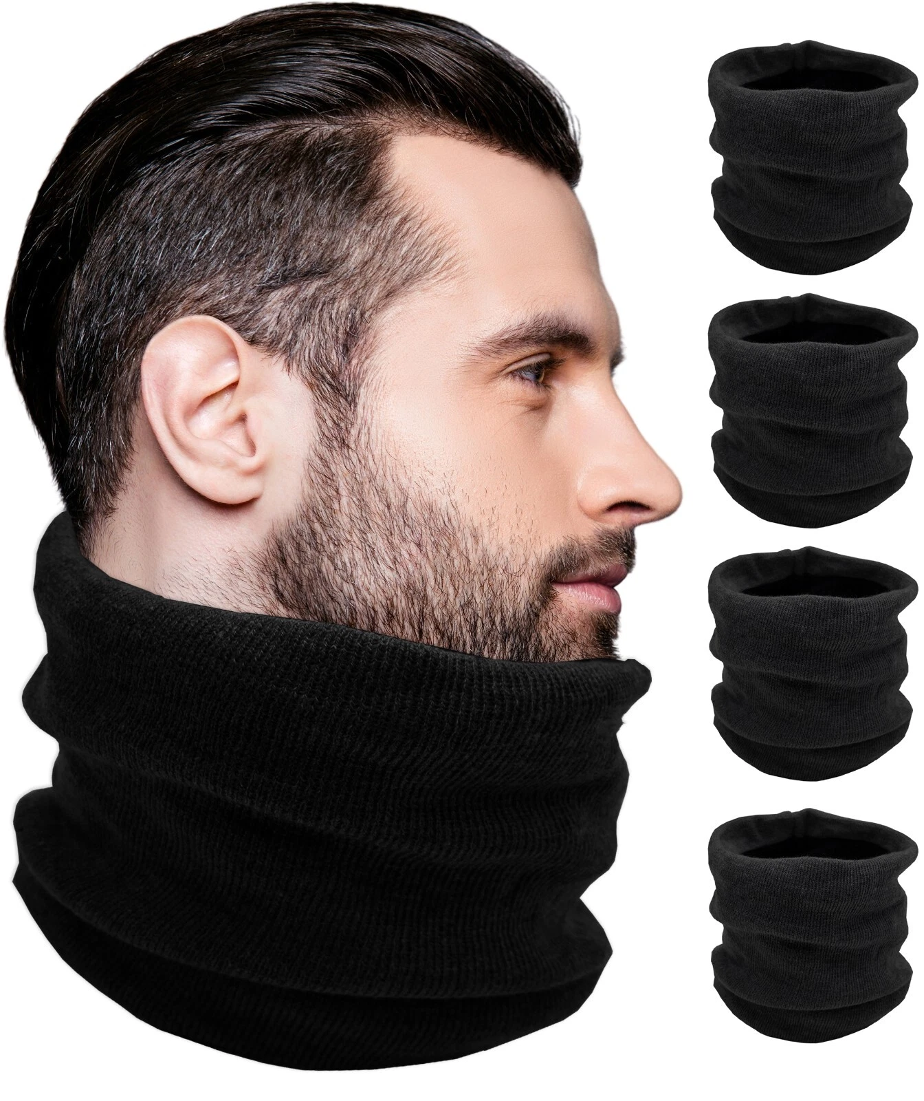 12 Pack Winter Thermal Neck Warmers, Fleece Lined Interior Gaiter Warm Scarf
Opens in a new window o