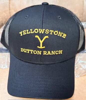 Yellowstone Dutton Ranch Trucker Hat Kevin Costner TV snapback