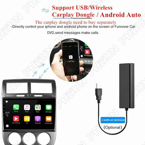 10.1 inch Android 10.1 Stereo Radio GPS Navigation For Jeep Compass 2007-2009 - 第 8/12 張圖片
