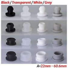 Snap-on Hole Plug 22mm-60.6mm Silicone Rubber Blanking End Caps 4 Colours