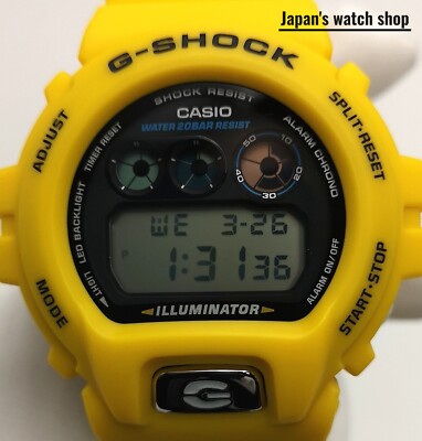 CASIO G-SHOCK DW-6900TR-9JR Yellow 30th Anniversary Men's Watch New in Box