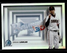 Jordan Lawlar 2022 Bowman #B3D-13 Bowman in 3D Arizona Diamondbacks