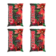 Michigan Peat General All Purpose Premium Potting Soil w/Perlite, 50lbs (4 Pack)