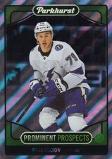 2021-22 Parkhurst Hockey Ross Colton Prominent Prospects Foil No. PP-10