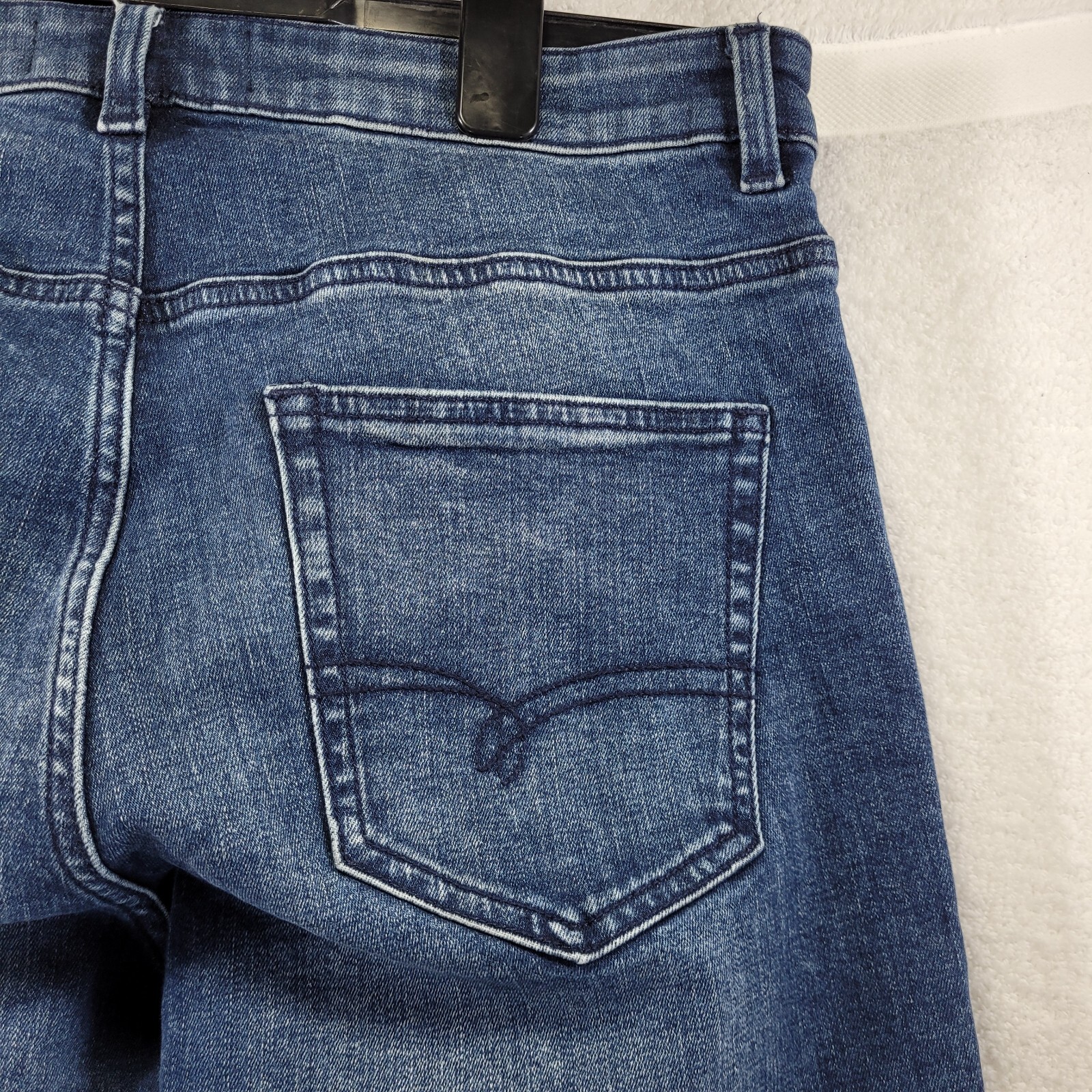 NEXT Mens Jeans Size 32 Waist 31 Leg Blue Dark Wash Tapered Slim Fit Casual eBay