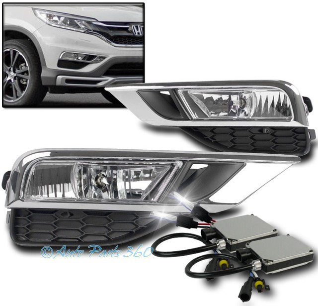 FOR 1516 HONDA CRV BUMPER DRIVING FOG LIGHTS LAMP CHROME