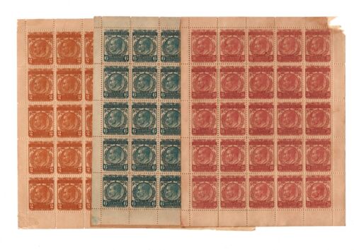 1936 PHILIPPINE/Possessions Stamp Full Sheets Rizal Scott 402 403 404 2¢ 6¢ 36¢ - Picture 1 of 10